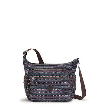 Kipling Gabbie Printed Crossbodytassen Taupe | NL 2053NW